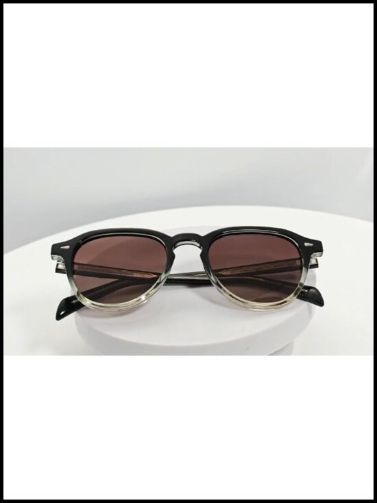 Vintage Round Sunglasses Polarized UV400 TR90 Frame Acetate Temples main image 6